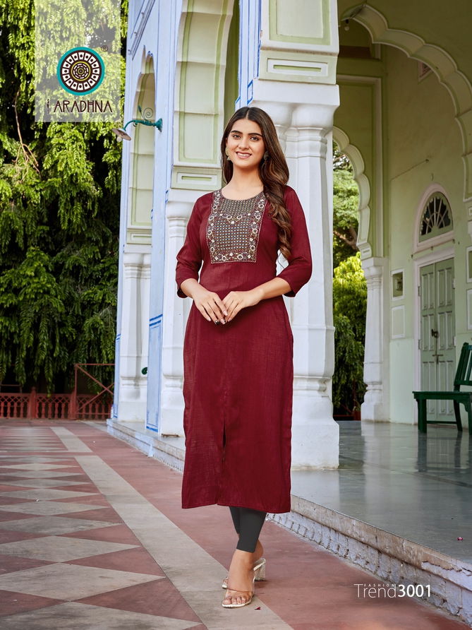 Aradhna Fashion Trend 3 Stylish Fancy Wear Wholesale Designer Kurtis